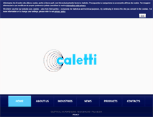 Tablet Screenshot of antennecaletti.it
